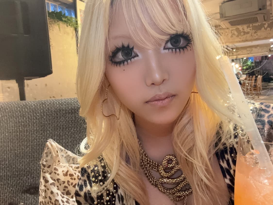 갸루 뱀 체인 골드 목걸이 오네갸루 쿠로갸루 빈티지 앤틱골드 상품이미지2