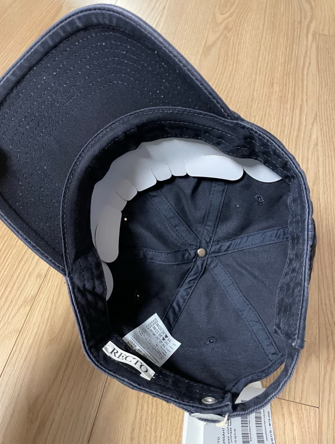 렉토 빈티지 네이비 볼캡 싸게 판매합니다 상품이미지6