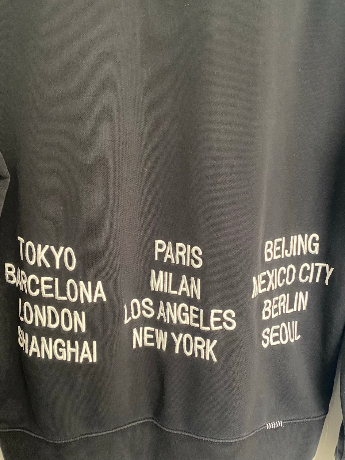 나이키 NSW 월드투어 프렌치 테리 크루넥 스웨트셔츠 블랙 상품이미지7