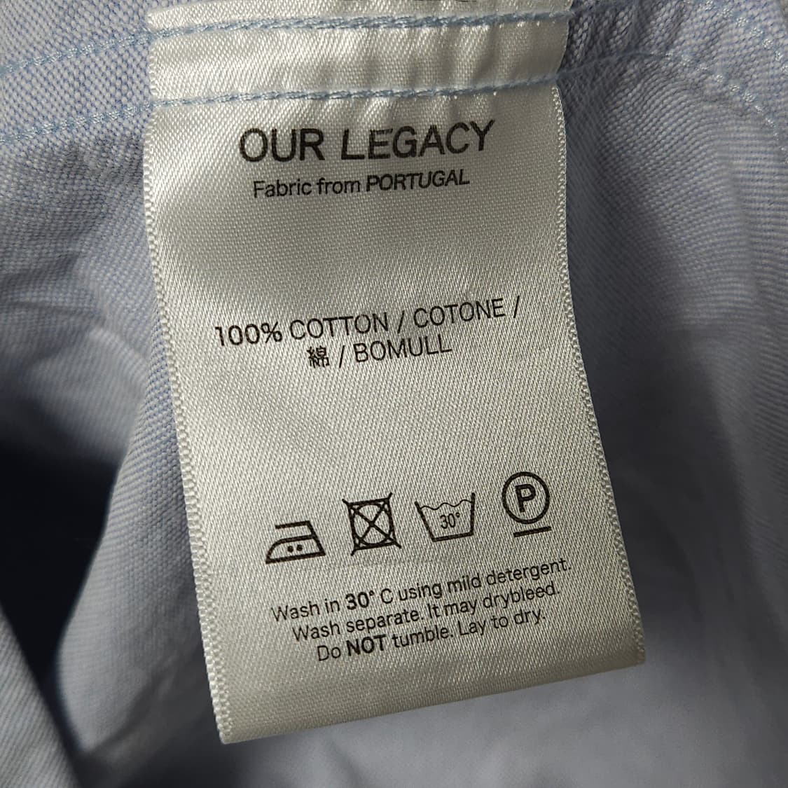 46 ) 아워레가시 옥스퍼드 셔츠 스카이 블루 상품이미지5