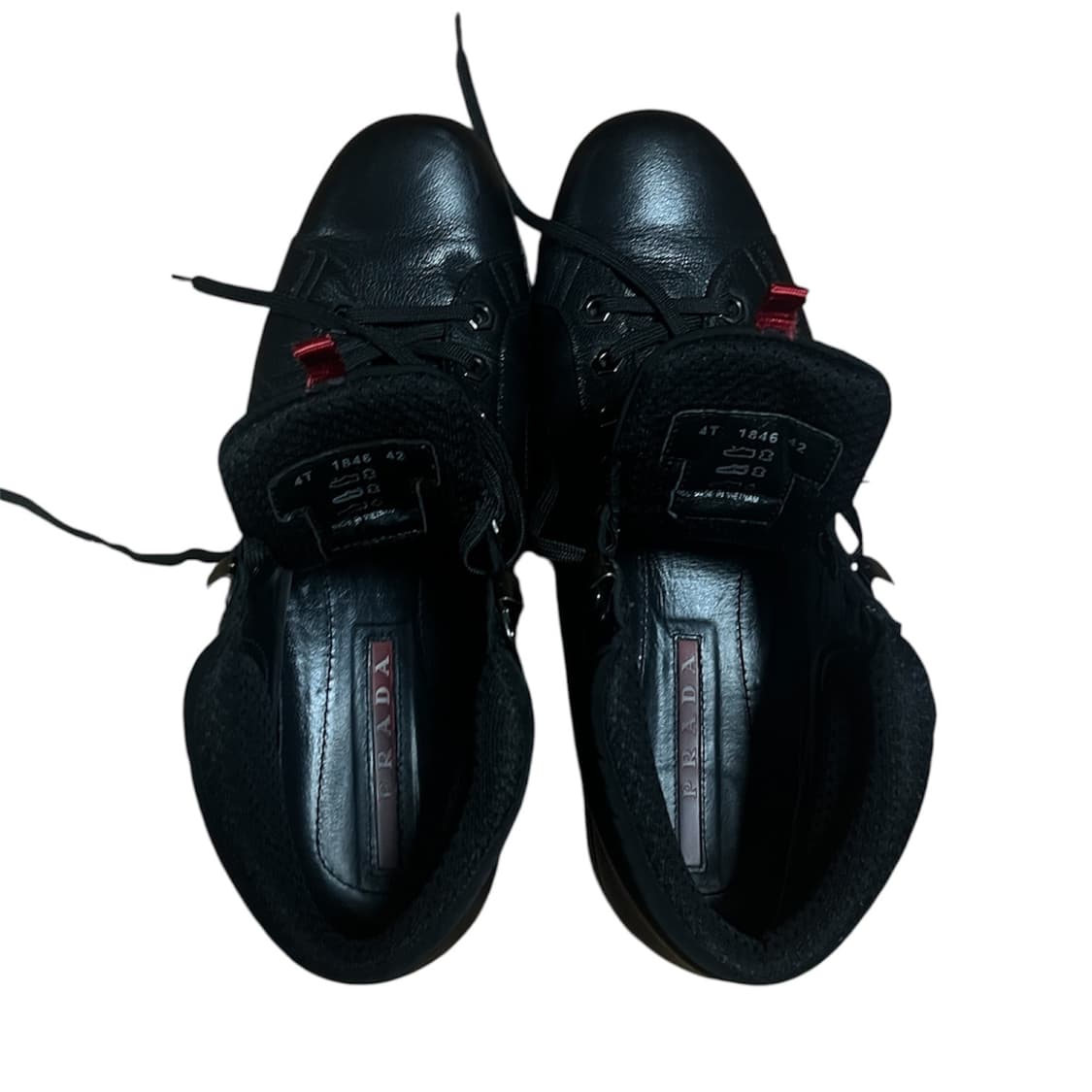 PRADA 레드텝  하이킹 하이탑 슈즈  상품이미지3