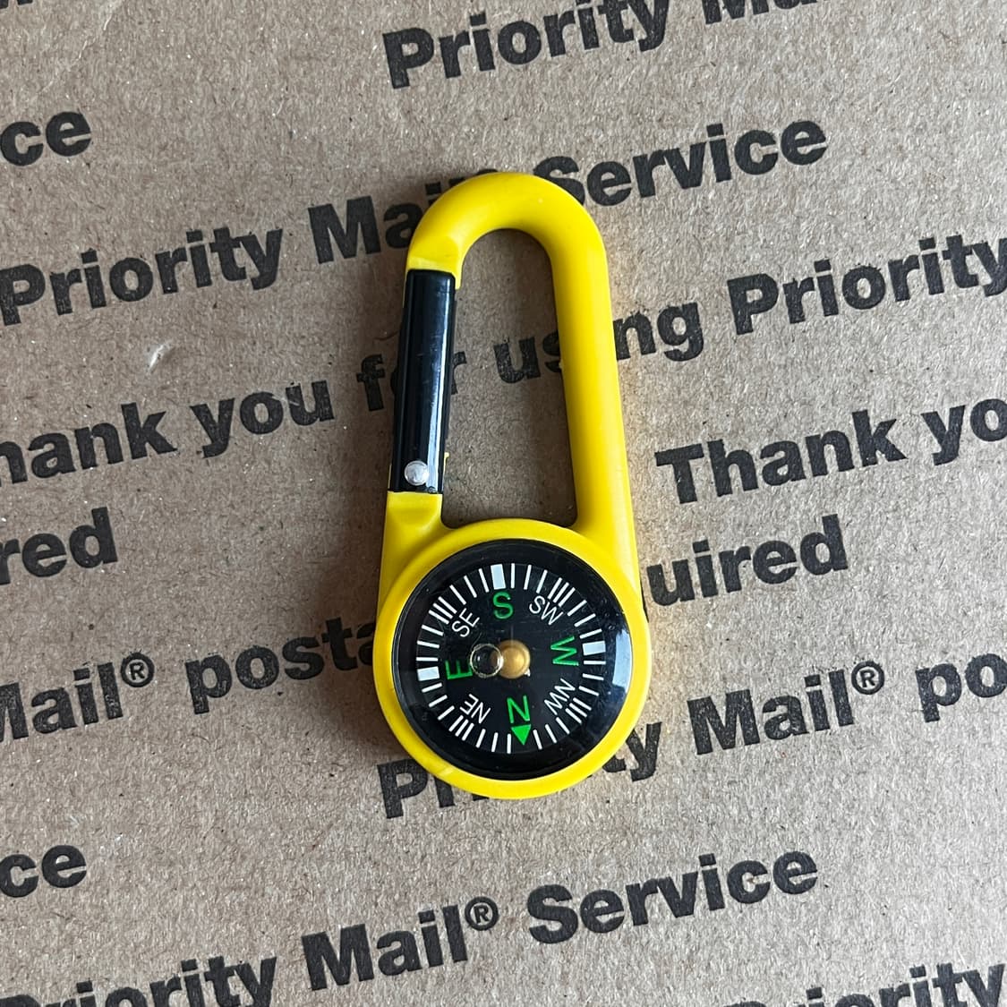 90s vtg Yellow Compass Keyring 상품이미지1