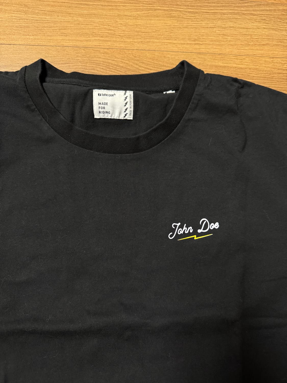 [John Doe] 존도 검정 반팔 티셔츠 XXL 상품이미지2