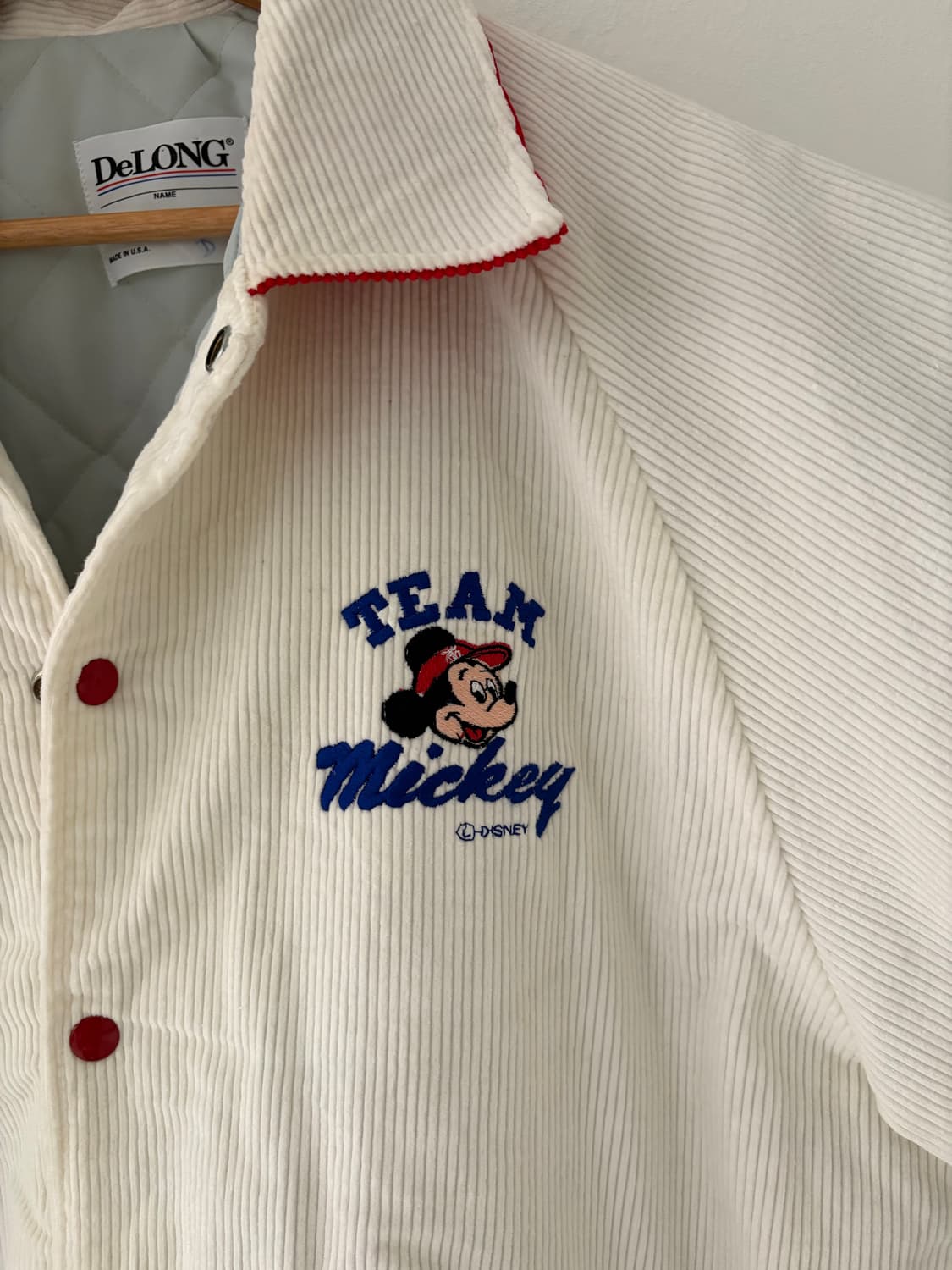 80-90's Delong Team Mickey Corduroy Jack 상품이미지3