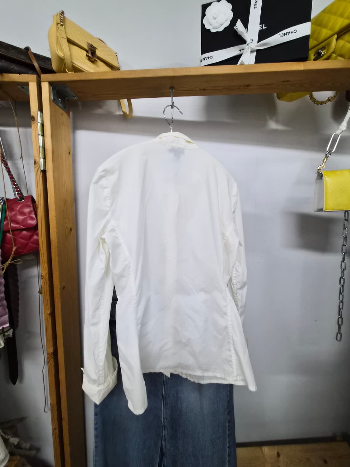 DKNY 셔츠 블라우스. 보브 데님스커트 상품이미지6