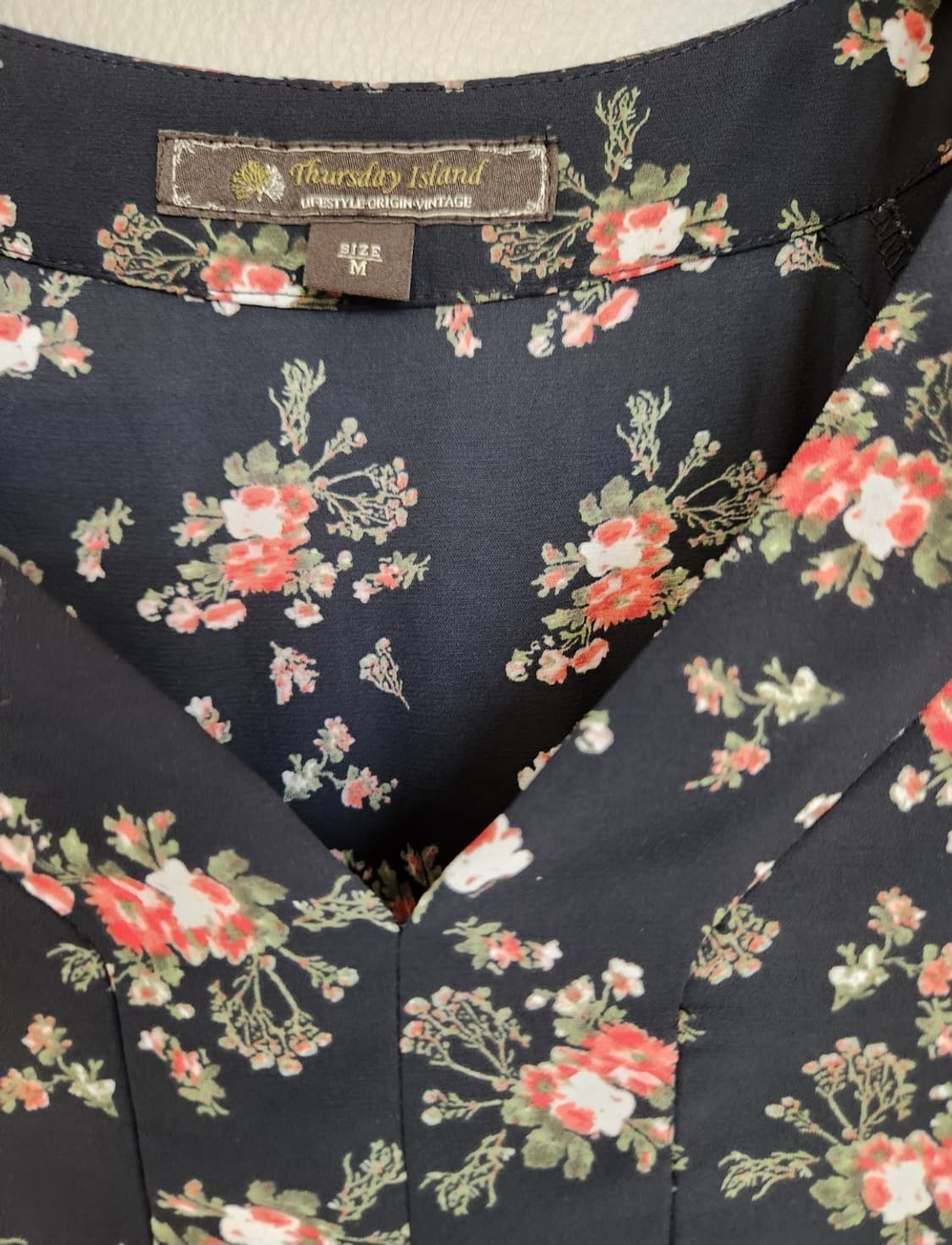 써스데이아일랜드 플라워패턴 맥시롱원피스 M사이즈 상품이미지8