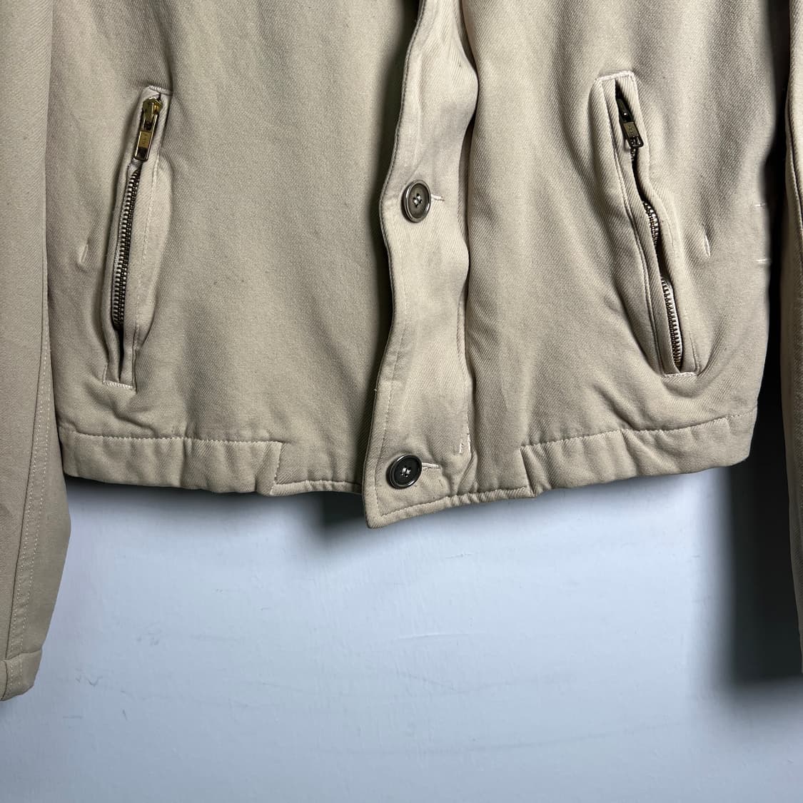 꼼데가르송 옴므 플러스 베이지 크롭 자켓 S 상품이미지5