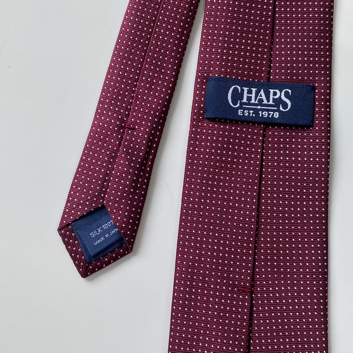 챕스 (CHAPS) 명품 정품 도트넥타이 8.3cm 상품이미지5