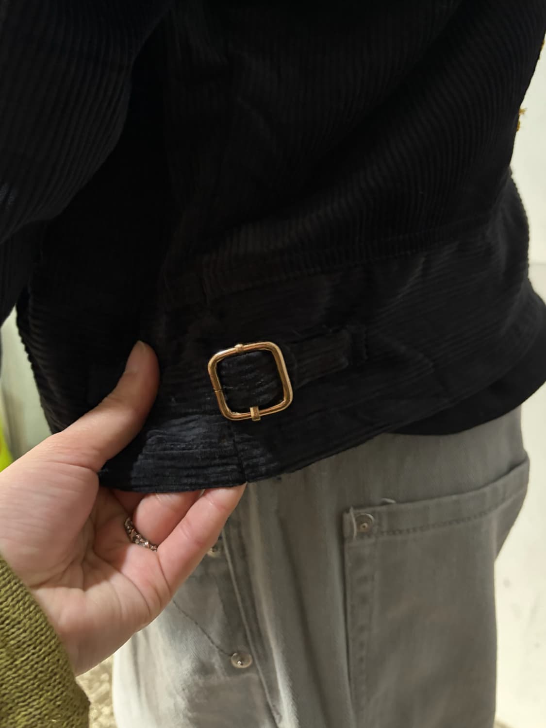 90s 아메리칸빈티지 FFA 코듀로이 카키jk 상품이미지4