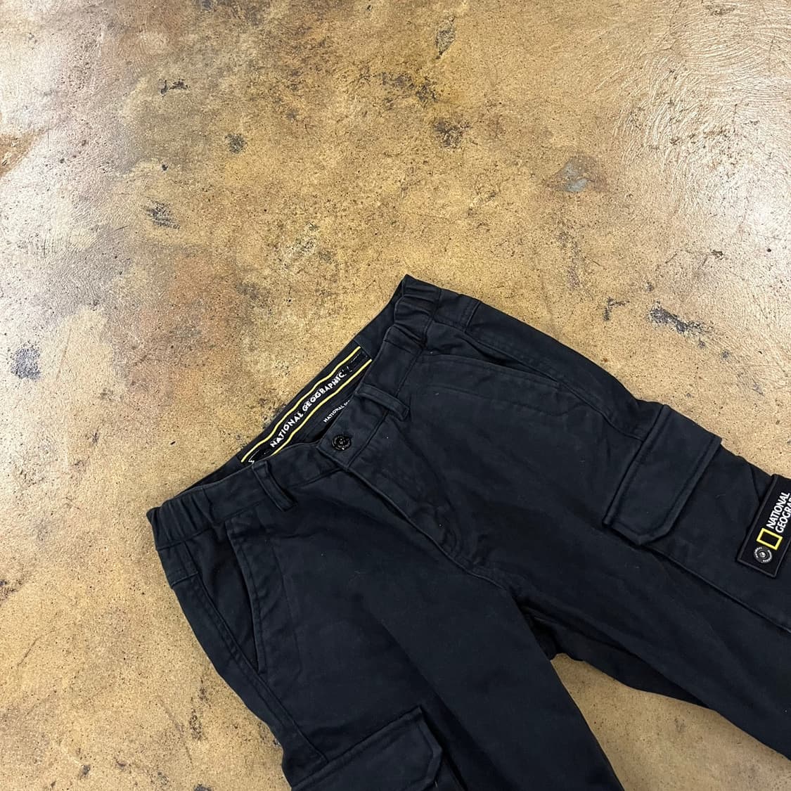 [정품/70] 내셔널지오그래픽 블랙 카고 바지 b10 상품이미지1