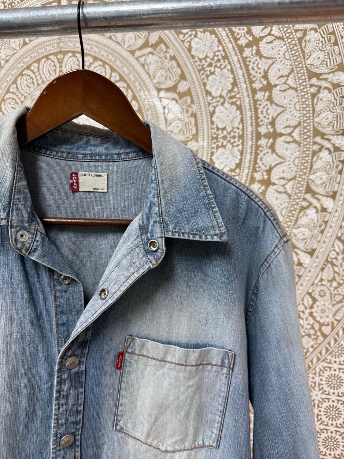 리바이스 워시드 데님 셔츠 (Z1037) 상품이미지4