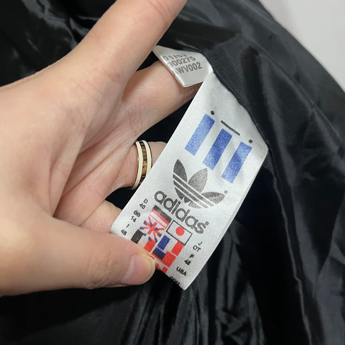 아디다스 올드스쿨 블랙 삼선 패딩 S 상품이미지8