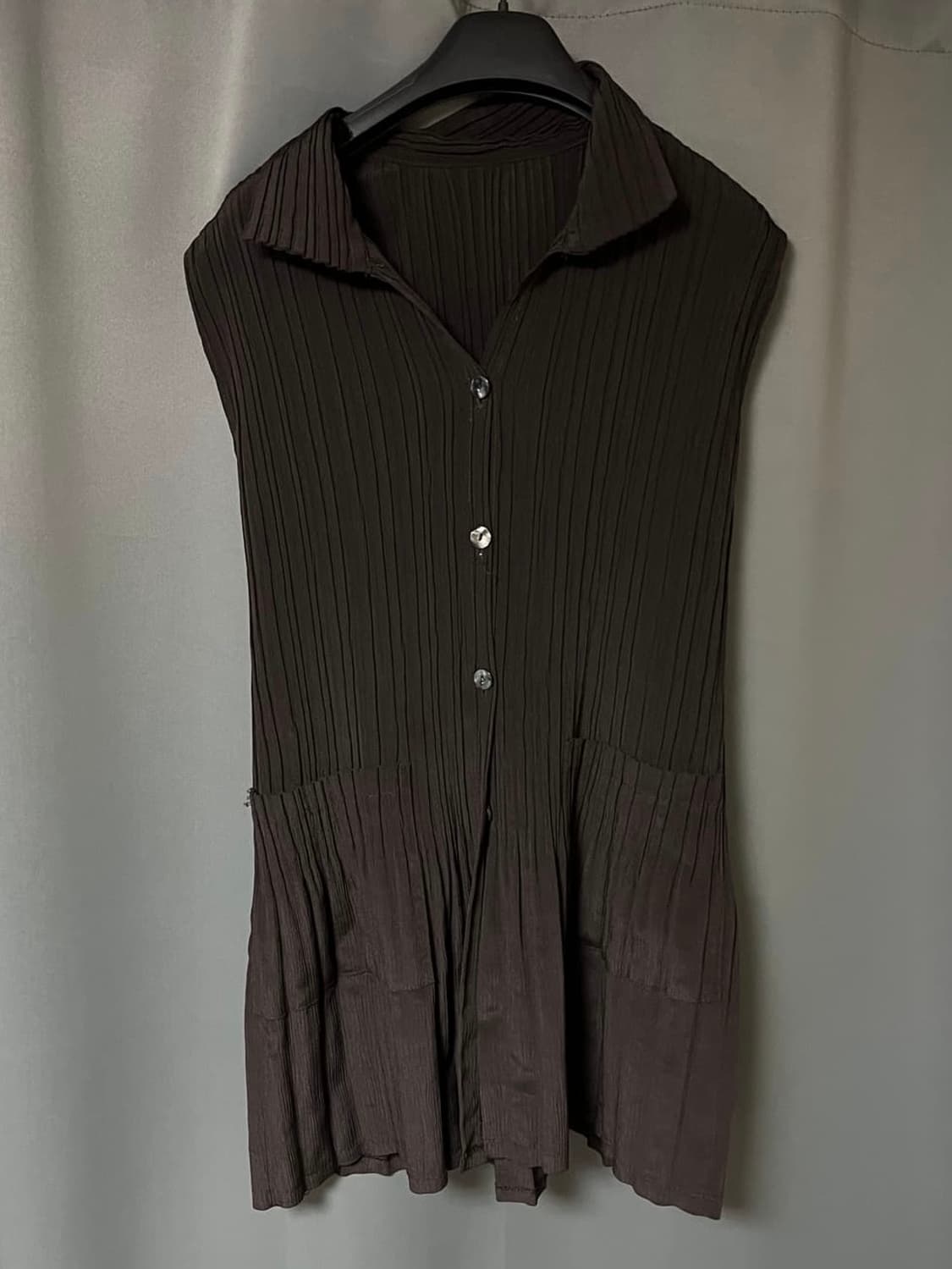 플리츠 민소매 원피스 상품이미지1