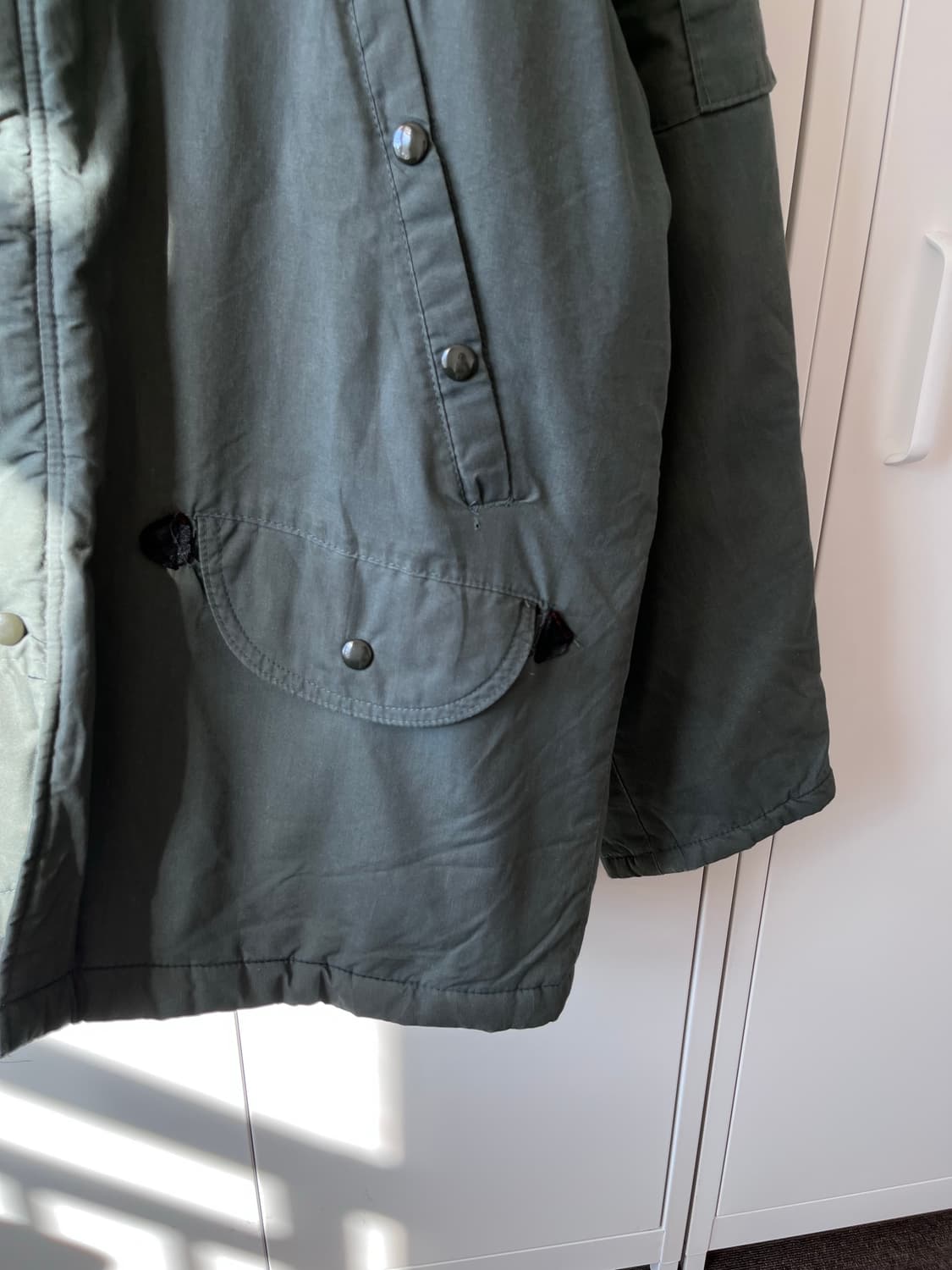 NB3 밀리터리 카키 야상 누빔 패딩 점퍼 상품이미지10