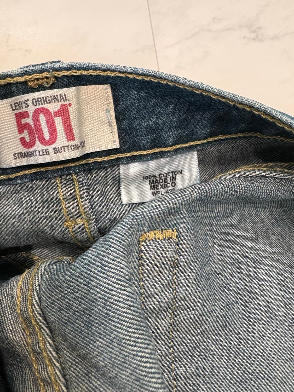 levis original501 straight leg buttonfly 상품이미지4