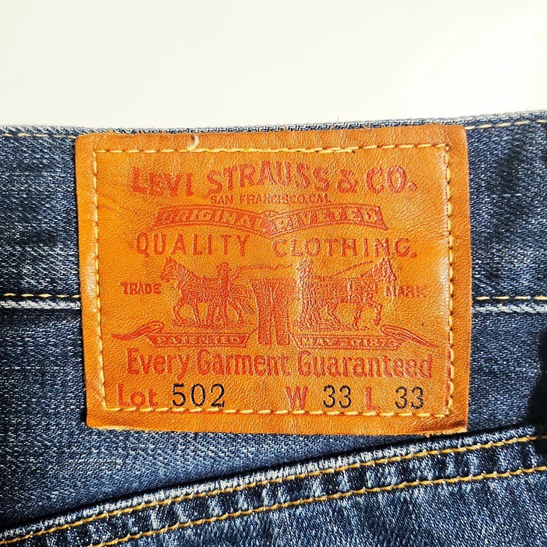 [33][리바이스]일본판 00's 502™스트레이트핏 셀비지 데님 상품이미지7
