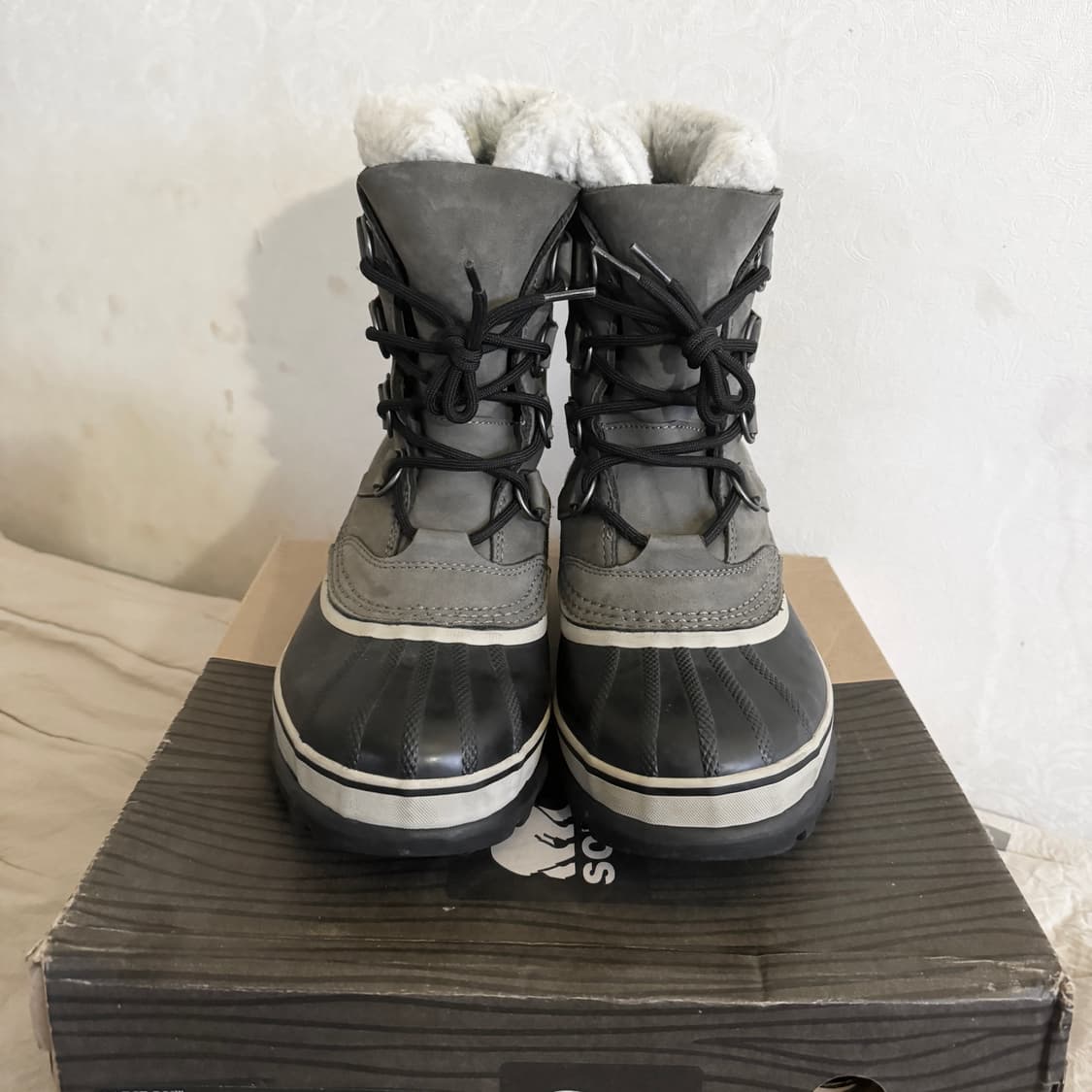 [240] 소렐 카리부 캠핑 낚시 등산 글래핑 레져 부츠 방한화 USA7 상품이미지2