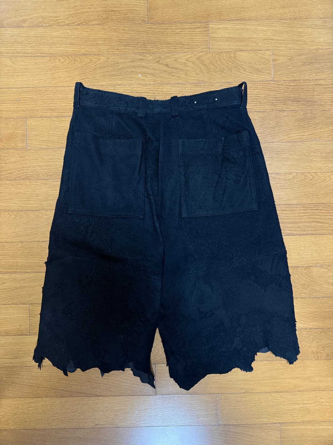 마인데님 쉽레더 쇼츠 상품이미지2