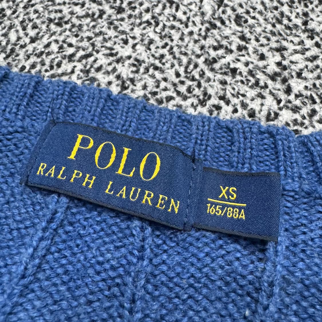 Name : 폴로 랄프로렌 시그니처로고 꽈배기 니트 :)  상품이미지3