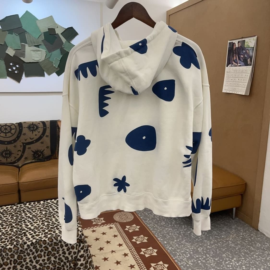 나이키 조던 아티스트 미아 리 키치패턴 기모 후드티 XL C09174 상품이미지4