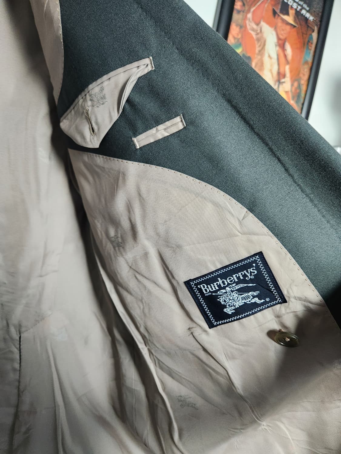 90s 버버리 타스마니아 울 더블 브레스티드 재킷 상품이미지8