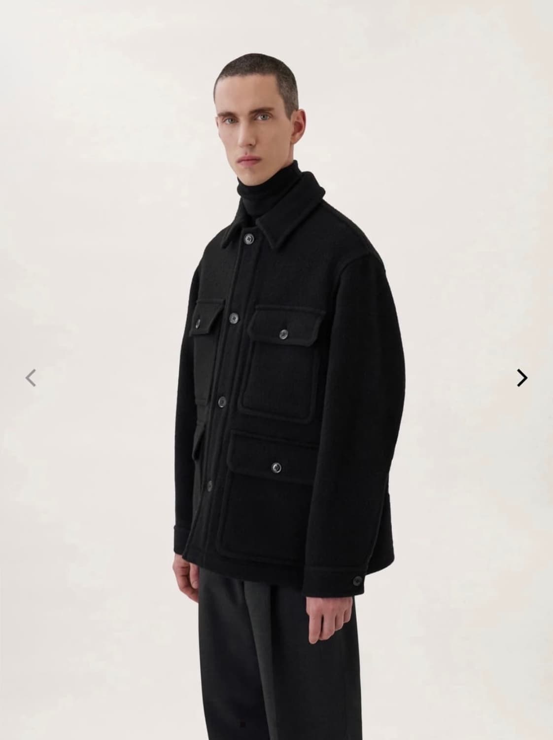 [48]르메르 헌팅자켓 블랙 상품이미지1