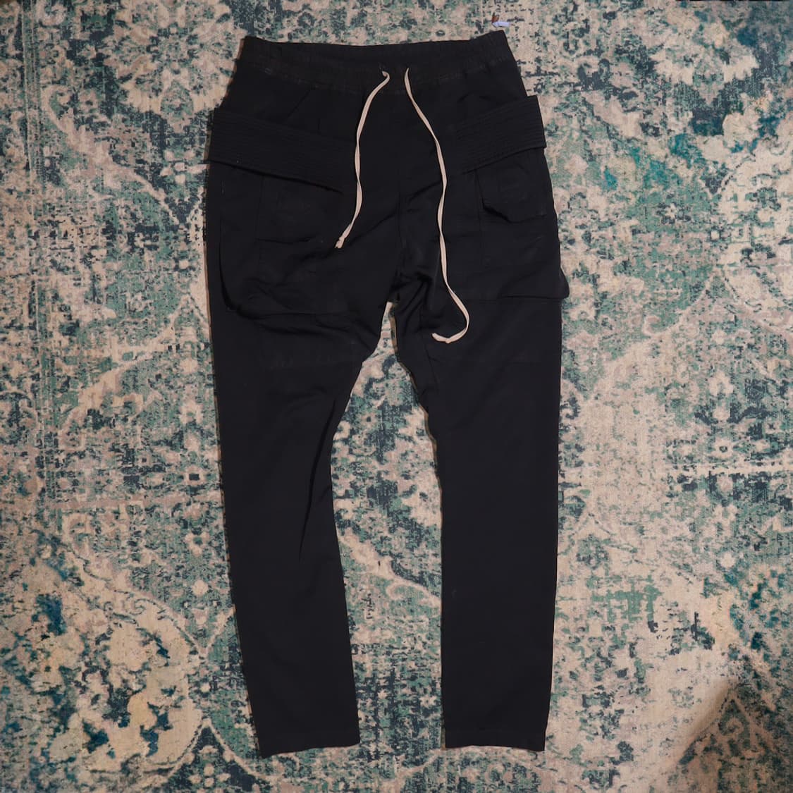 RICK OWENS 릭 오웬스 태권도 카고 팬츠 블랙 S 상품이미지3