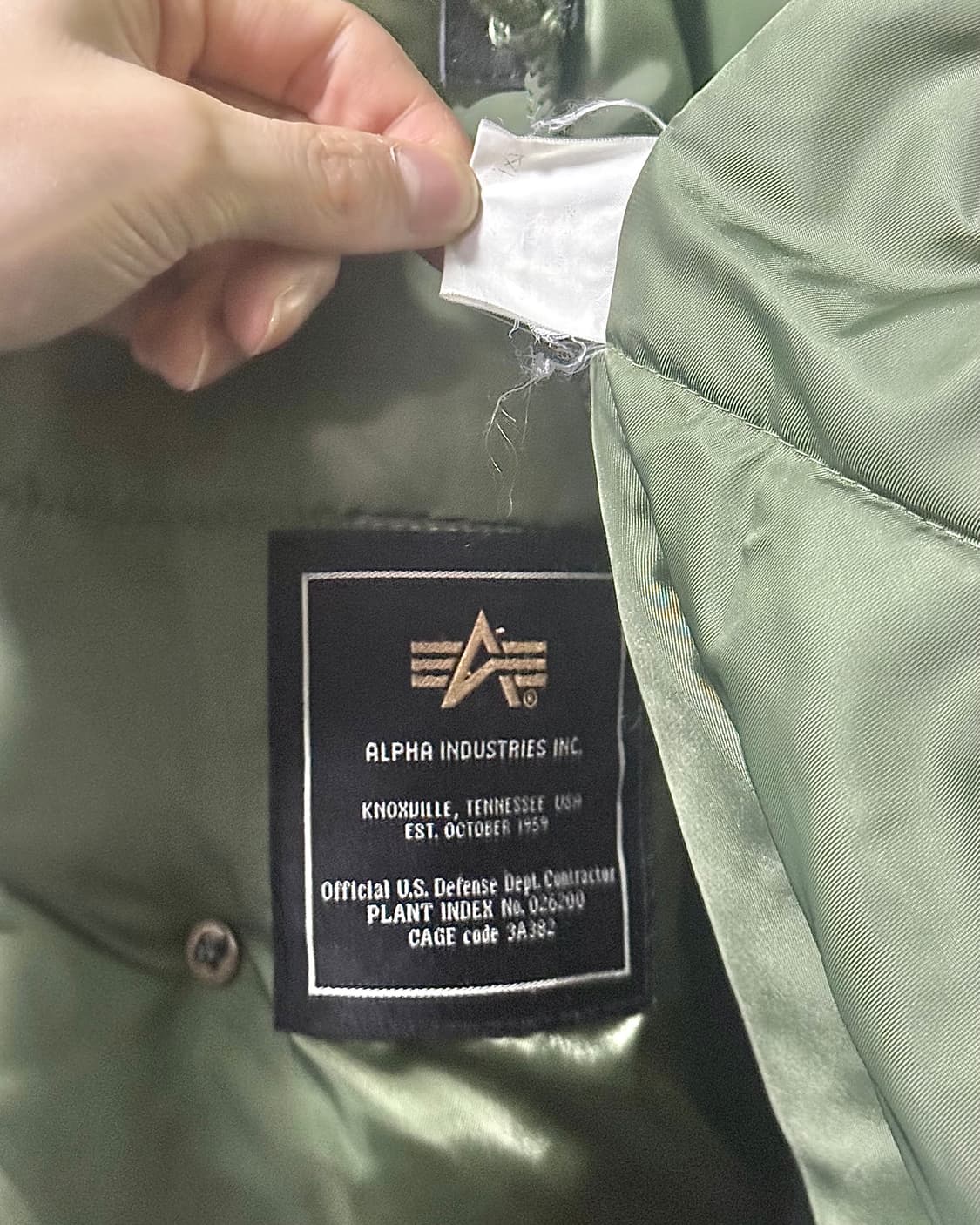 알파인더스트리 N-3B 하이넥 야상 누빔 밀리터리 워크 피쉬테일 털 M 상품이미지10