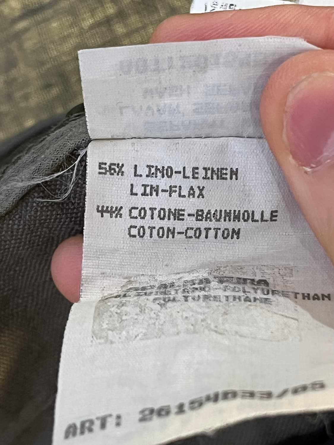 스톤 아일랜드 린넨 코튼 혼방 가먼트 다잉 자켓(이탈리아제) 상품이미지9