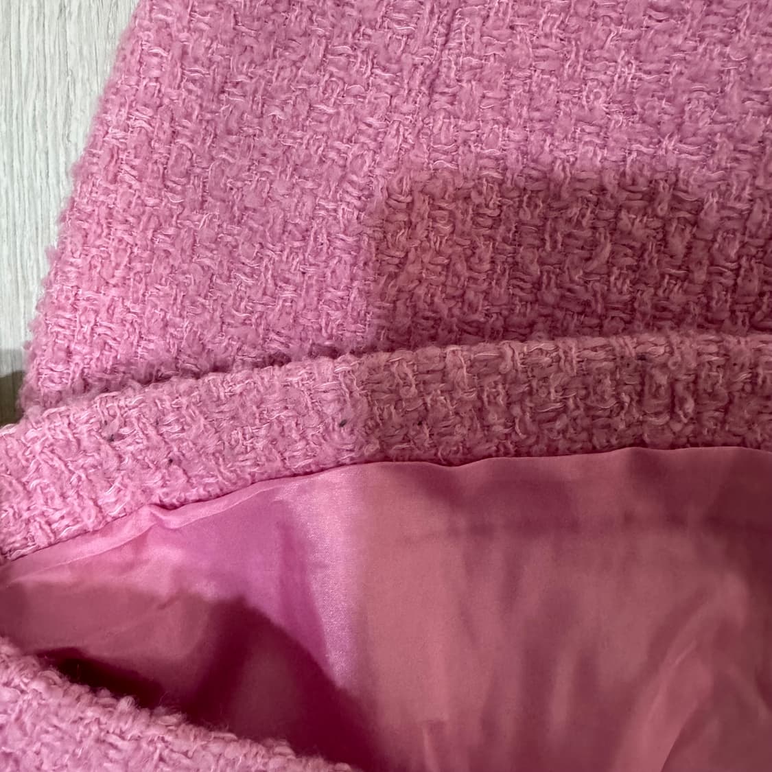 더름 핑크 트위드 스커트 상품이미지7