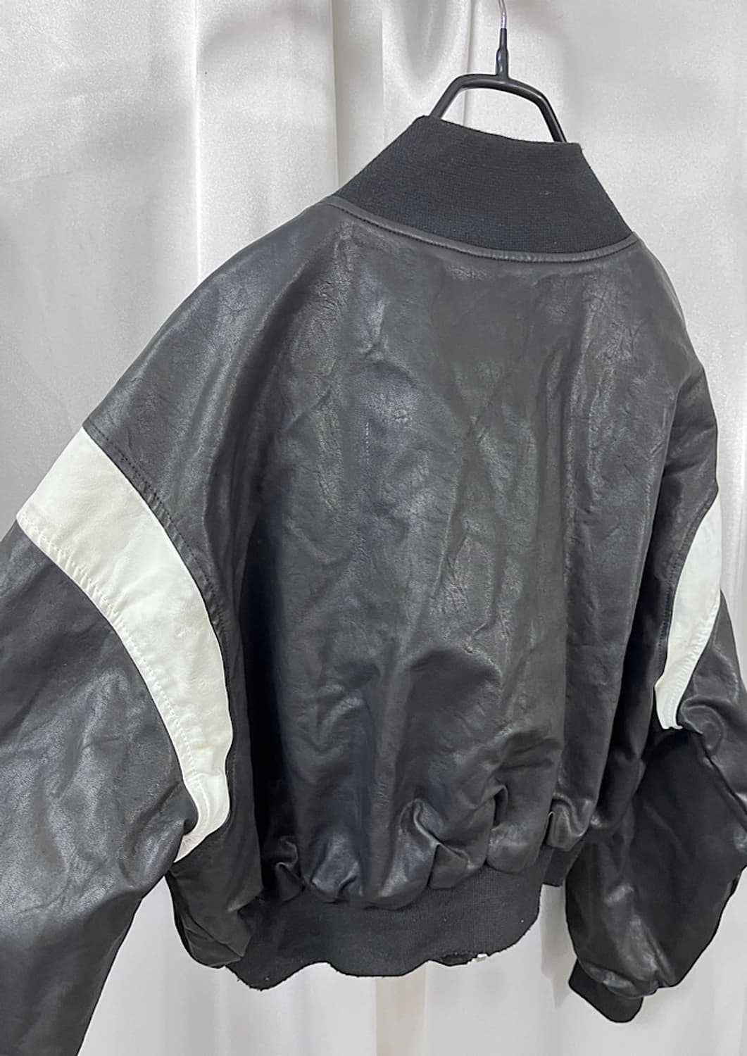 reversible leather crop jacket   상품이미지4