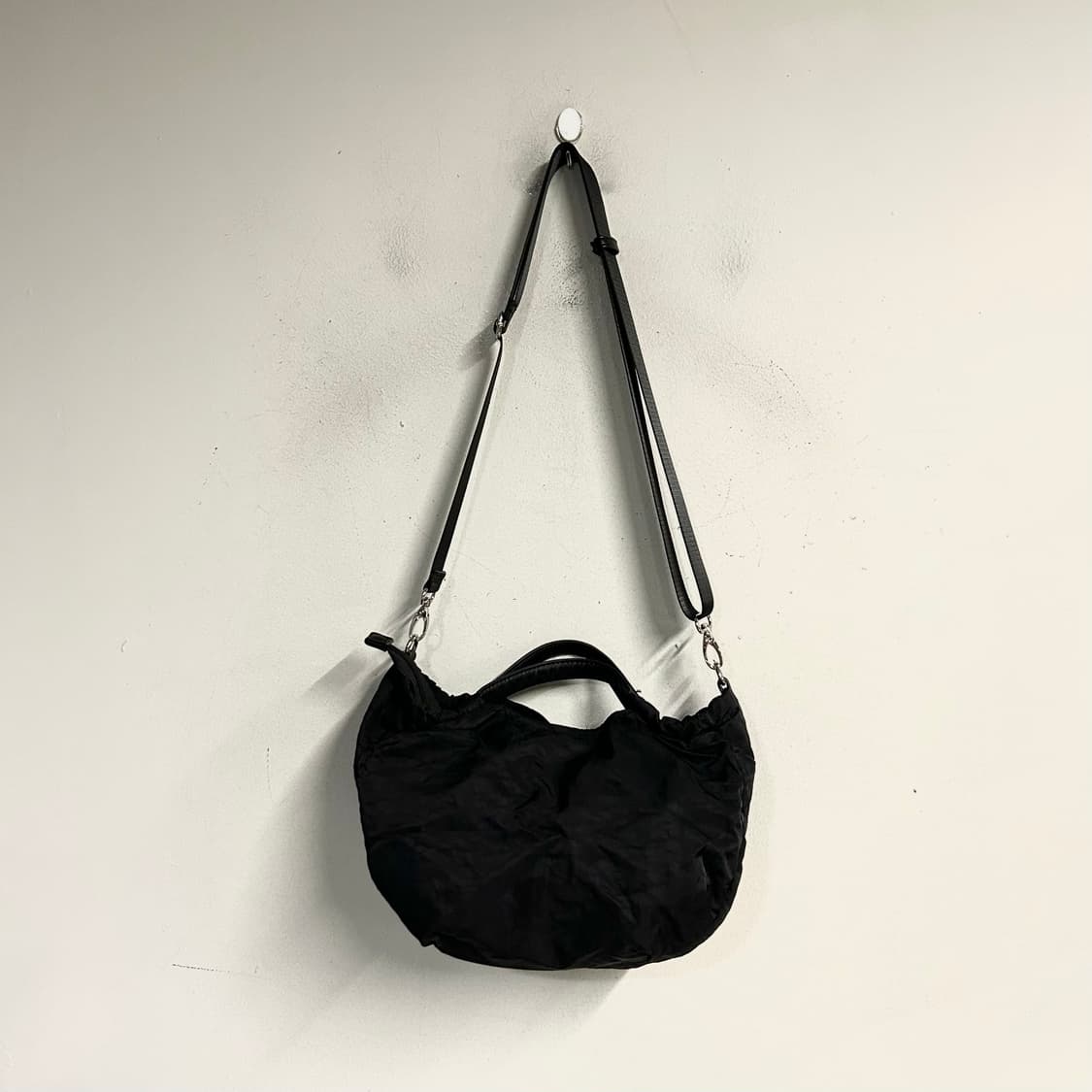 Y'SACCS round shape nylon 2-way bag 상품이미지1