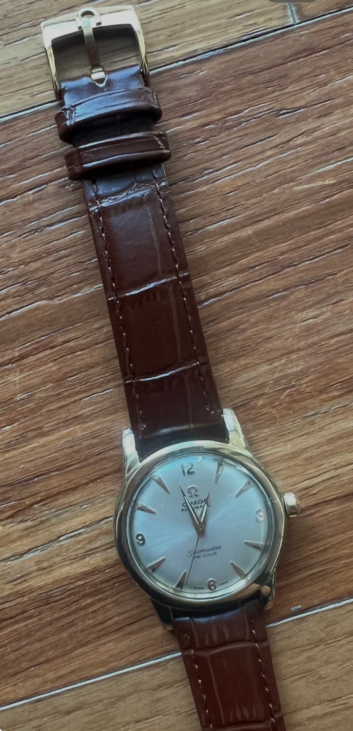 오메가 망치무브 씨마스터 드빌 더블네임 골드캡 오토매틱 상품이미지9