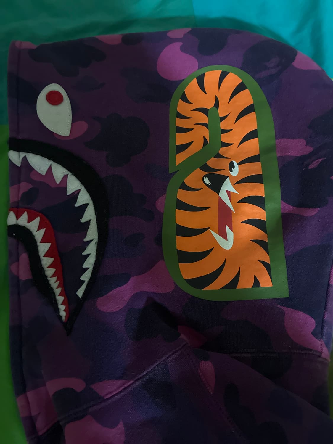 베이프 샤크후드 퍼플 상품이미지5