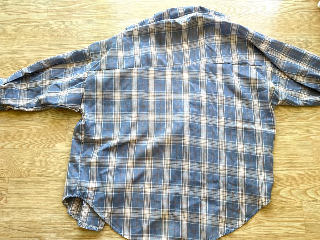 Blue check shirts 상품이미지5