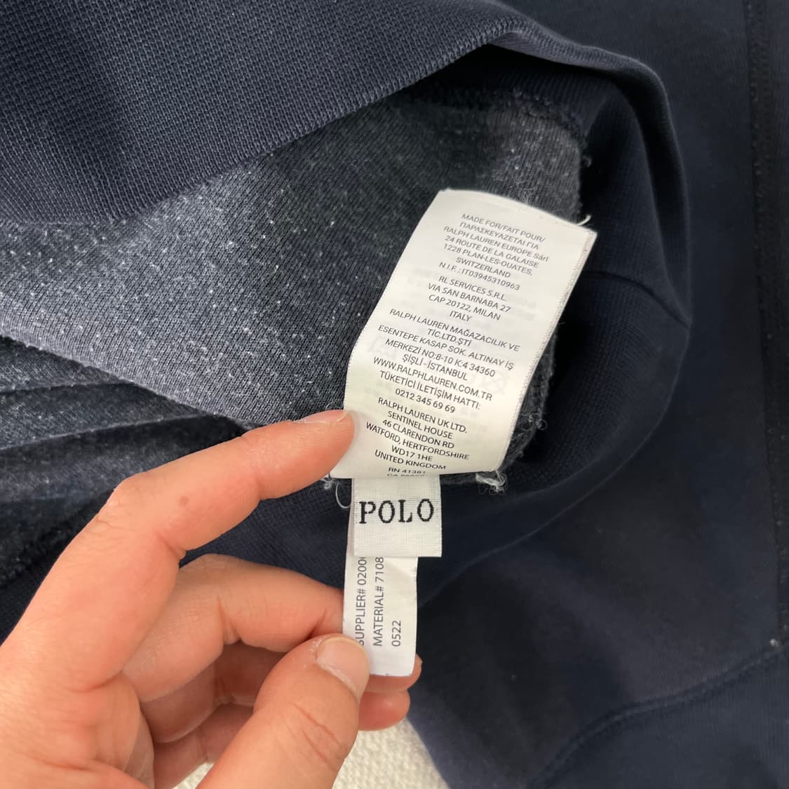 105 폴로랄프로렌 신형 스몰포니 블랙 맨투맨 상품이미지6