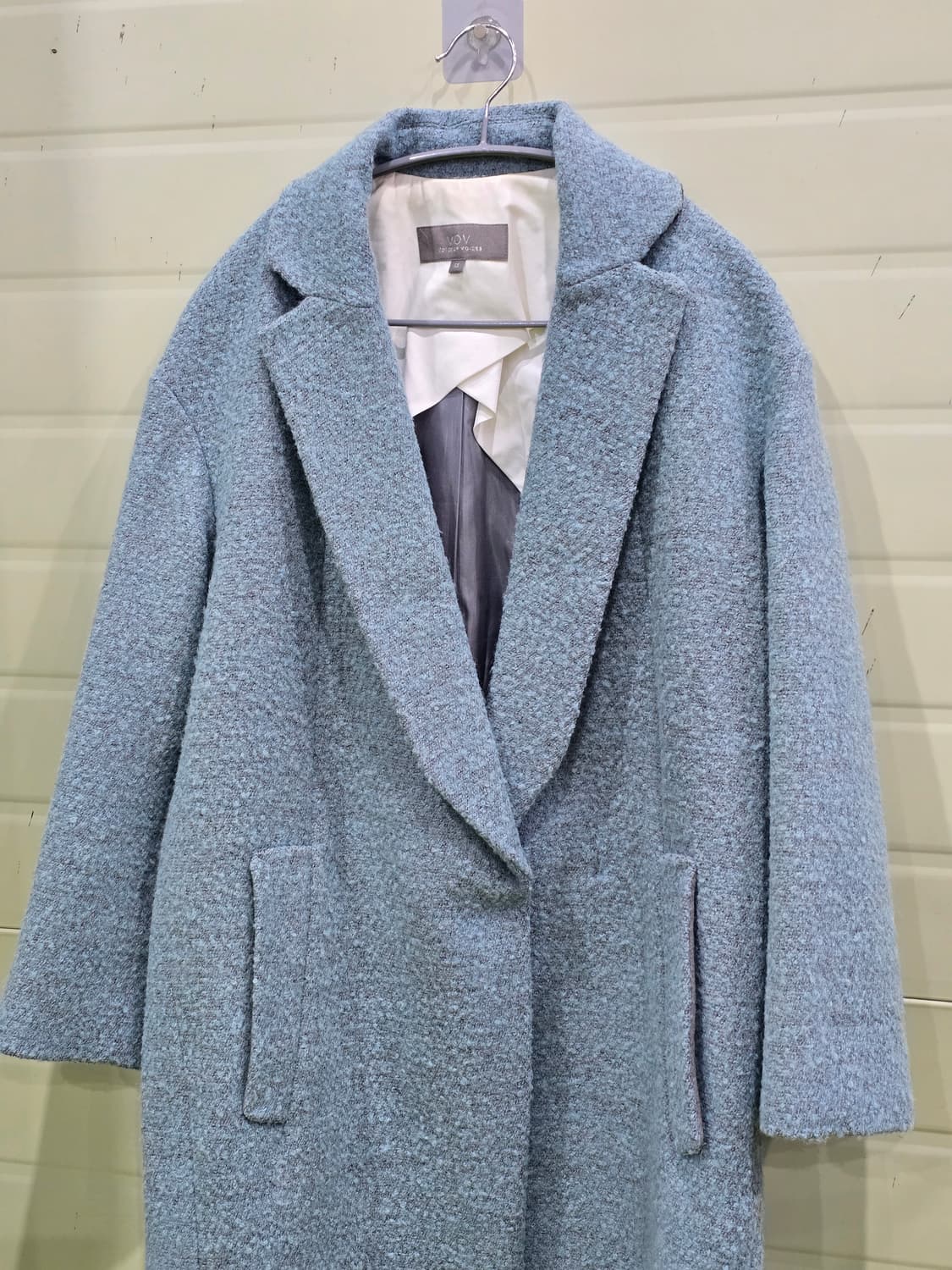 VOV 블루 모직 코트 상품이미지10