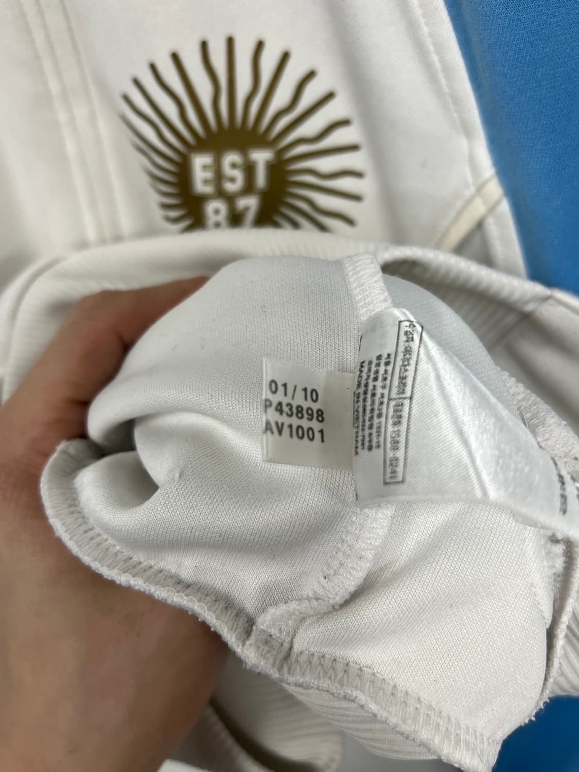 아디다스 아르헨티나 메시 트랙탑 져지 상품이미지8