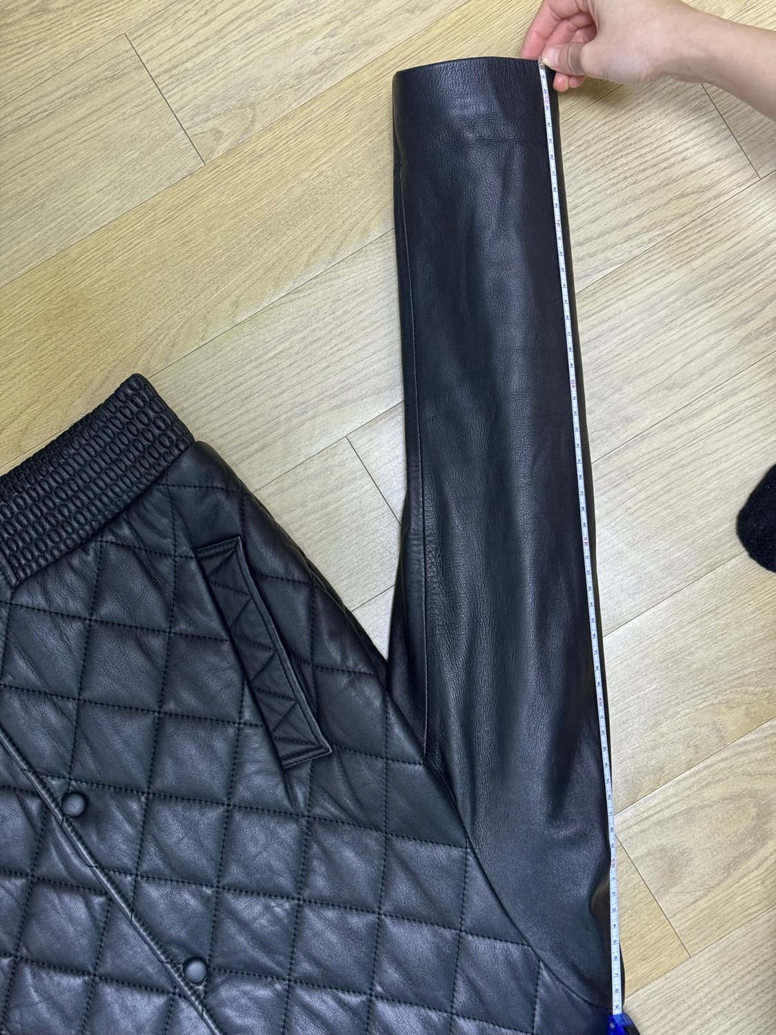 베네통 여성 양가죽 레더자켓 42 상품이미지9