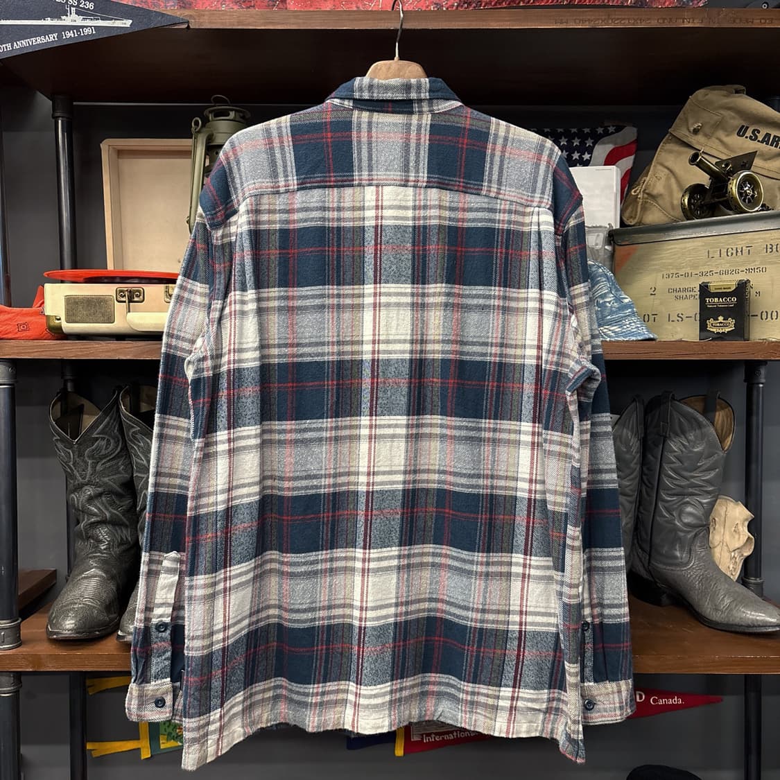 파타고니아 오가닉코튼 피요르드 플란넬 체크셔츠 투포켓 N879 상품이미지2