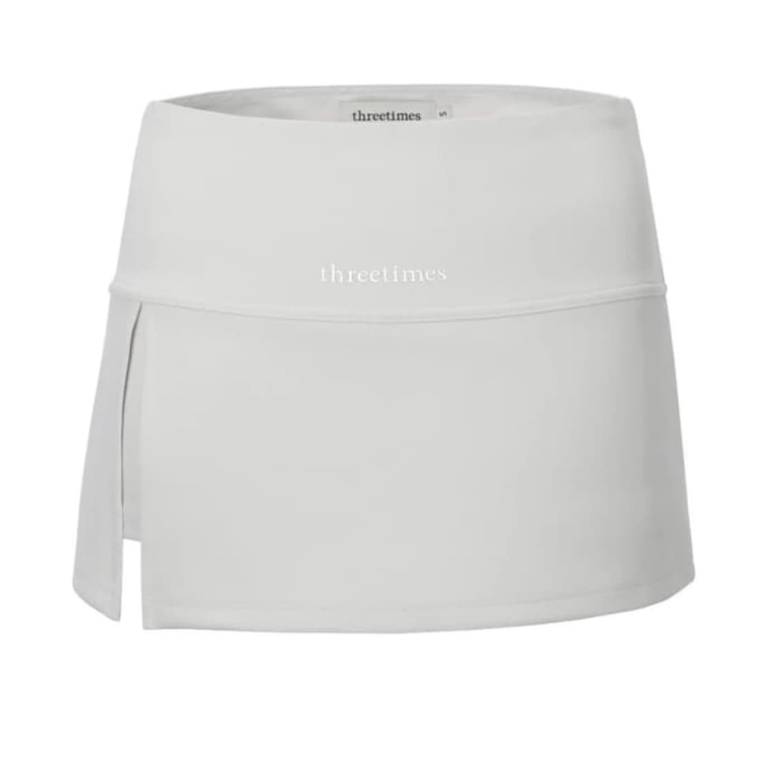 쓰리타임즈 슬릿 스커트 베이지그레이 M 상품이미지1