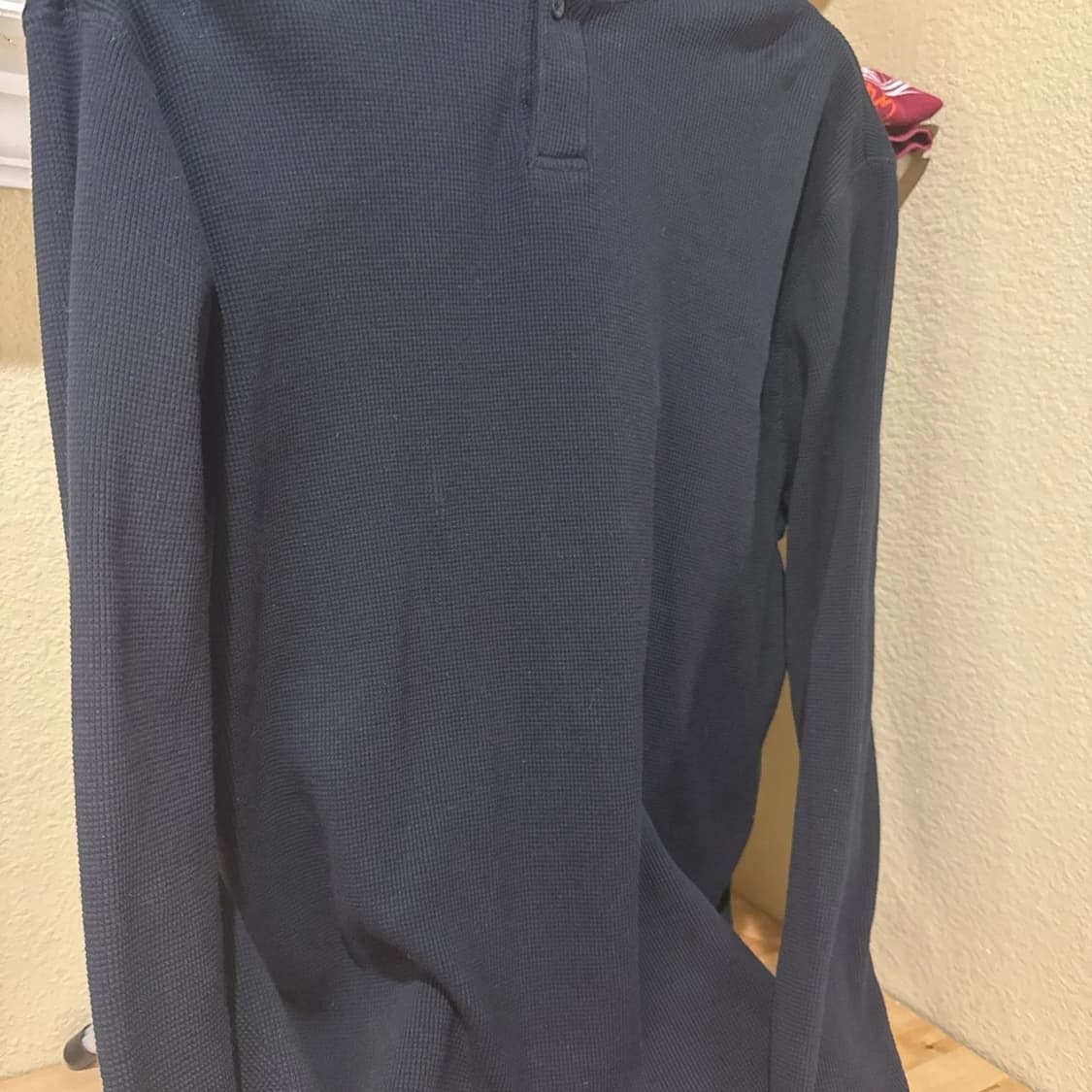 에센셜 와플 헨리넥 롱 슬리브 상품이미지6