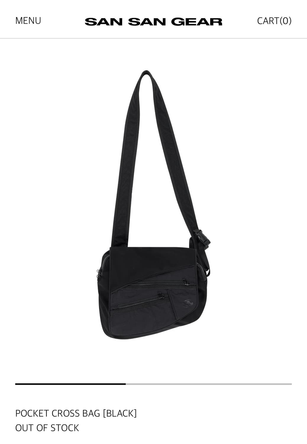 산산기어 포켓 크로스백 상품이미지3