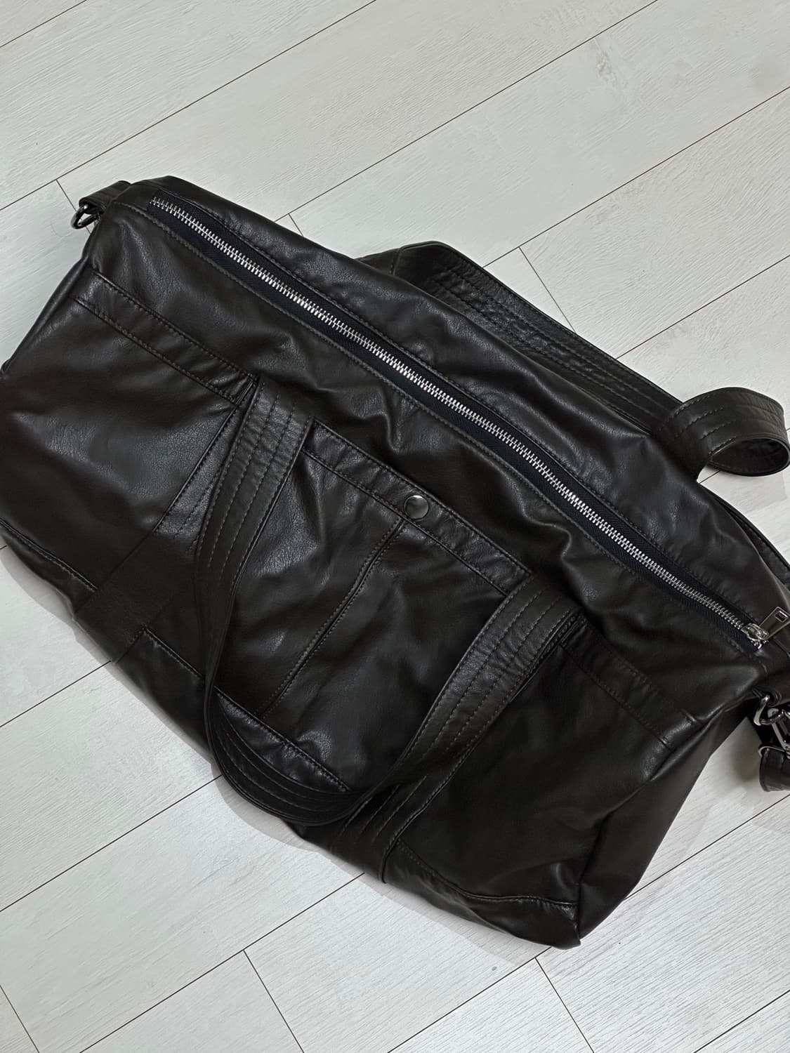 비슬로우 데릭 다크 브라운 보스턴백 상품이미지2