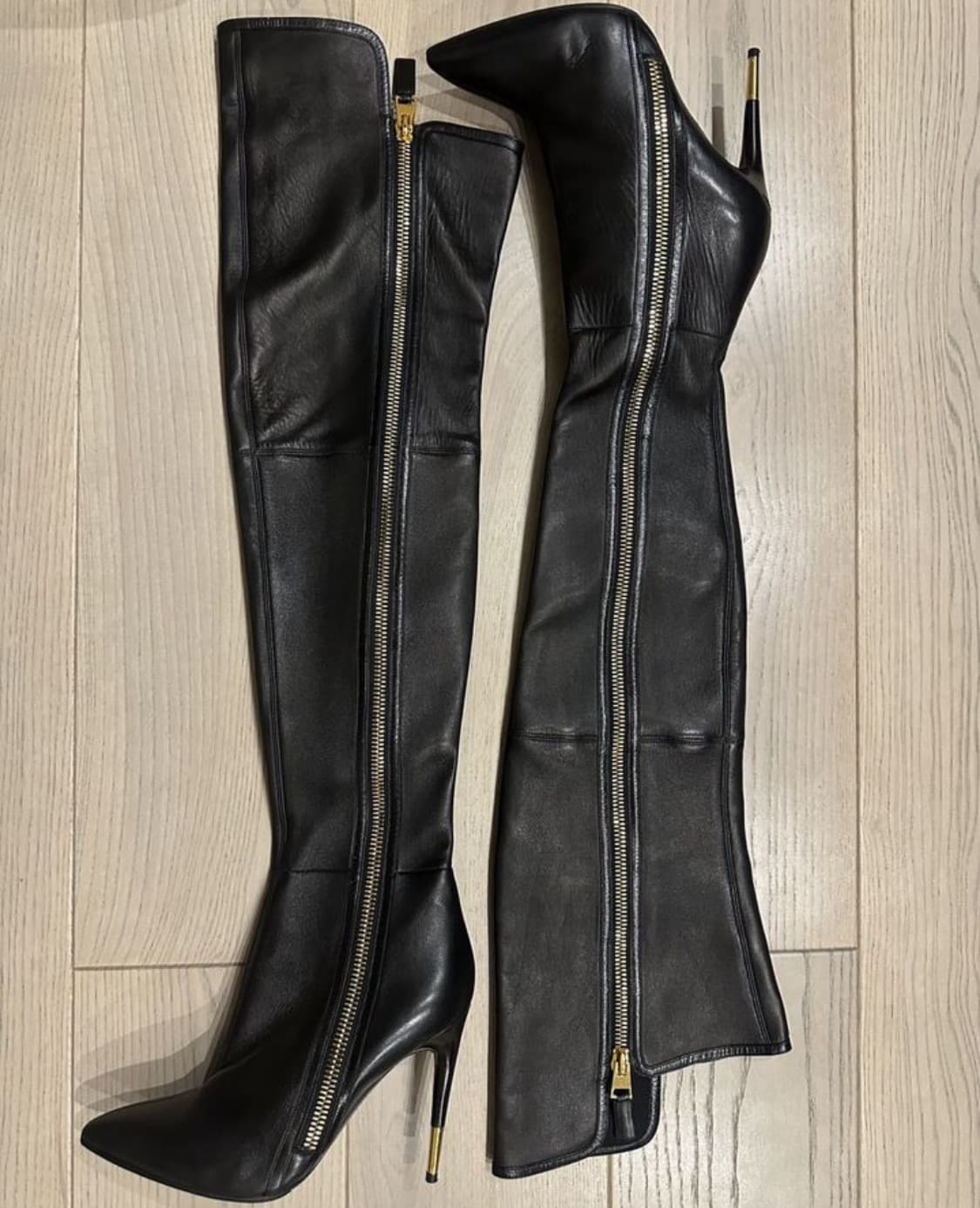 TOM FORD 톰 포드 싸이하이 부츠(레더)40 사이즈-해외발송 상품이미지3