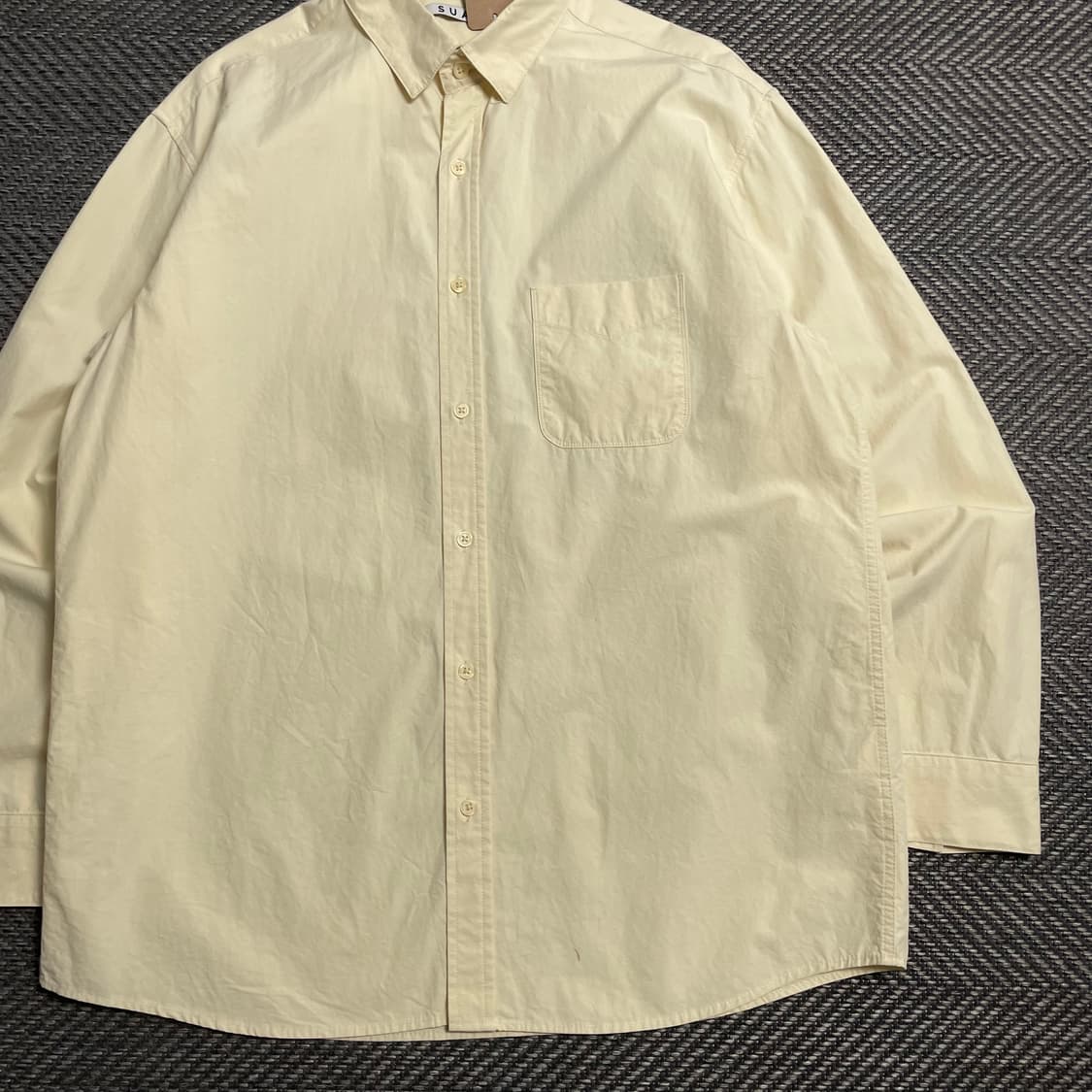 SUARE 수아레 미니멀 박시핏 코튼 셔츠y 5336 상품이미지3