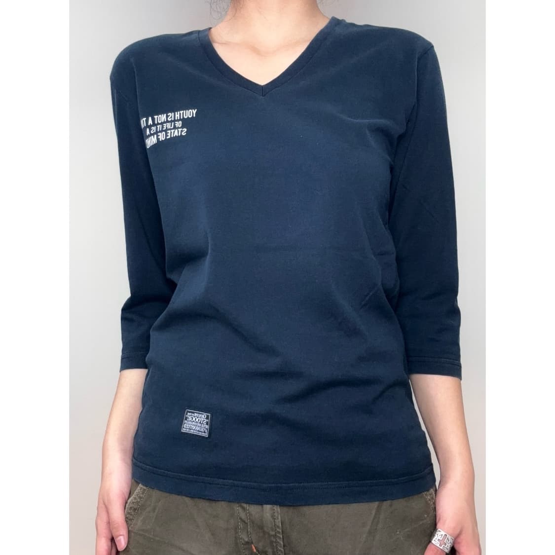 빈티지 펑크 블랙 반팔 상품이미지3