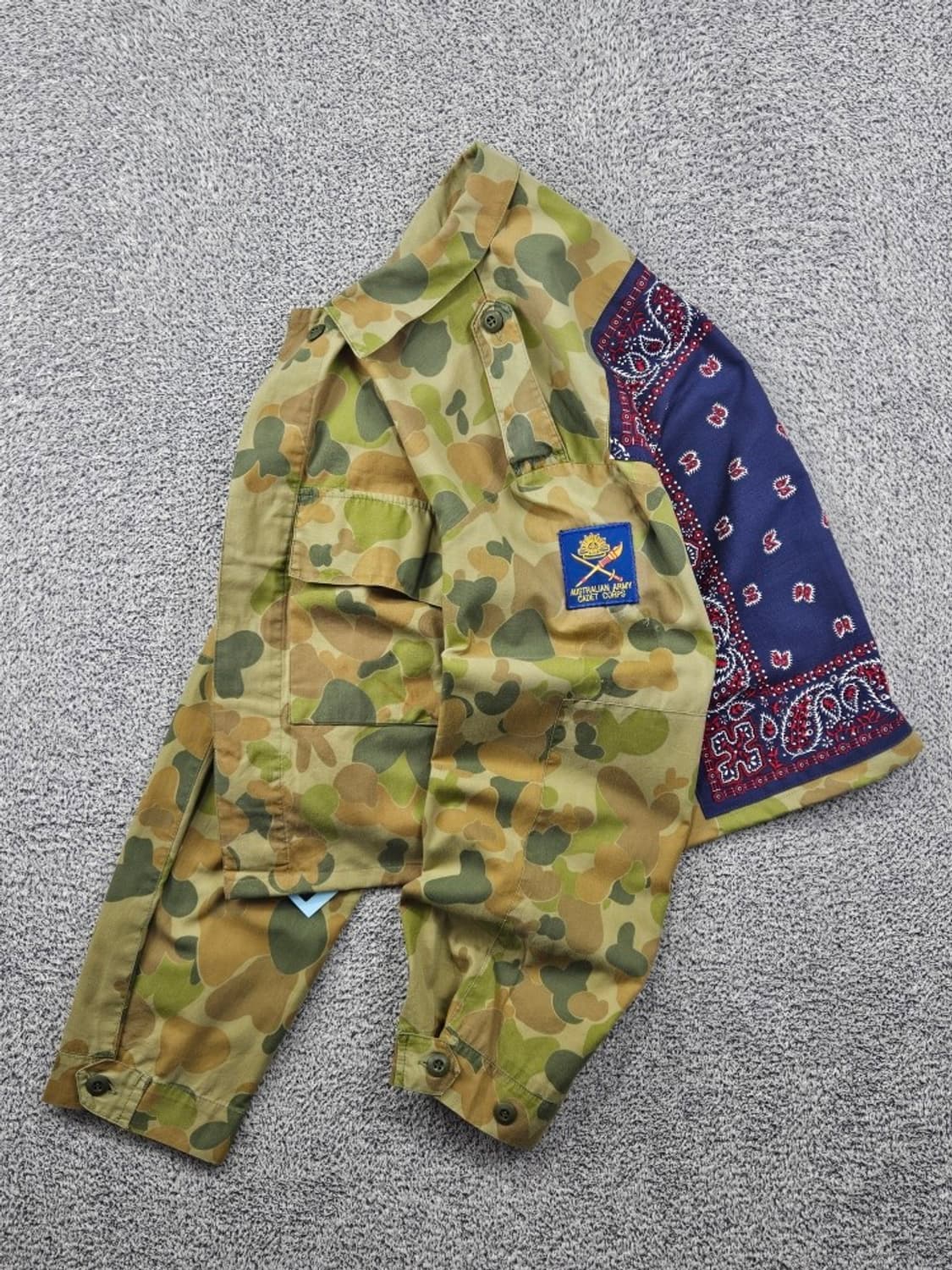 호주군 DPCU 덕헌터 필드 셔츠 자켓 커스텀 (L추정) / 11884 상품이미지4