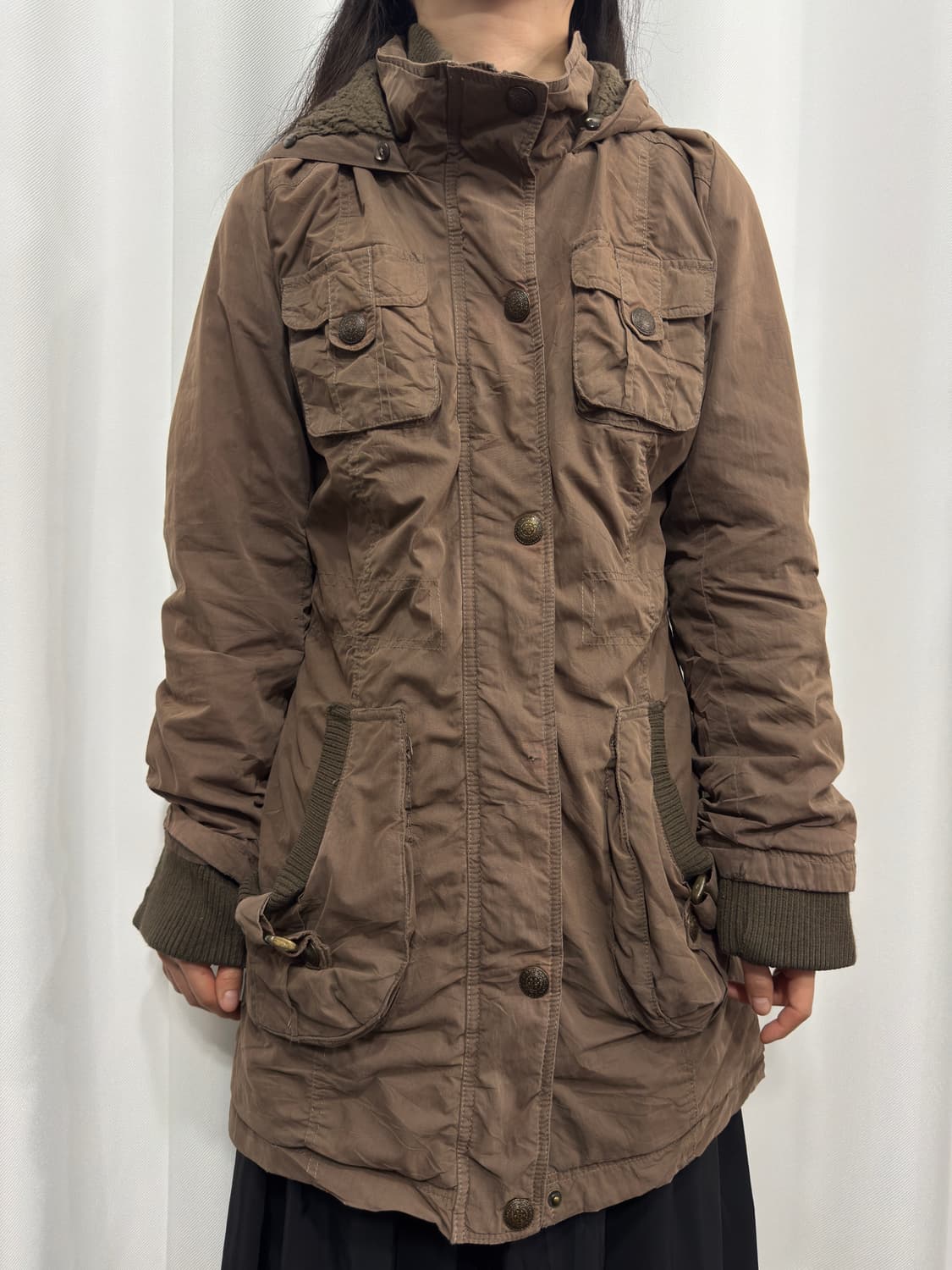 brown multi pocket jacket 상품이미지1