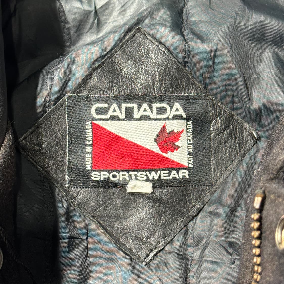 빈티지 캐나다 메이드 바시티 (old-8446) 상품이미지4